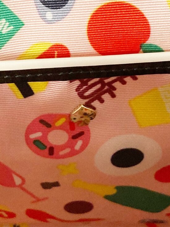 Kate Spade Darcel Tobyn Striped Apple Convertible Crossbody Bag - Picture 8 of 10